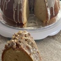 Butter Pecan Pound with slice