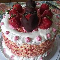 Strawberry Crunch with Strawberries
